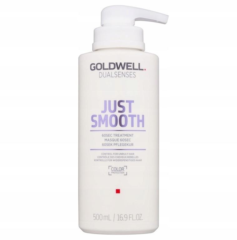 60sekundová kúra na vlasy Goldwell Dls Just Smooth 500 ml, pro uhlazení vlasů