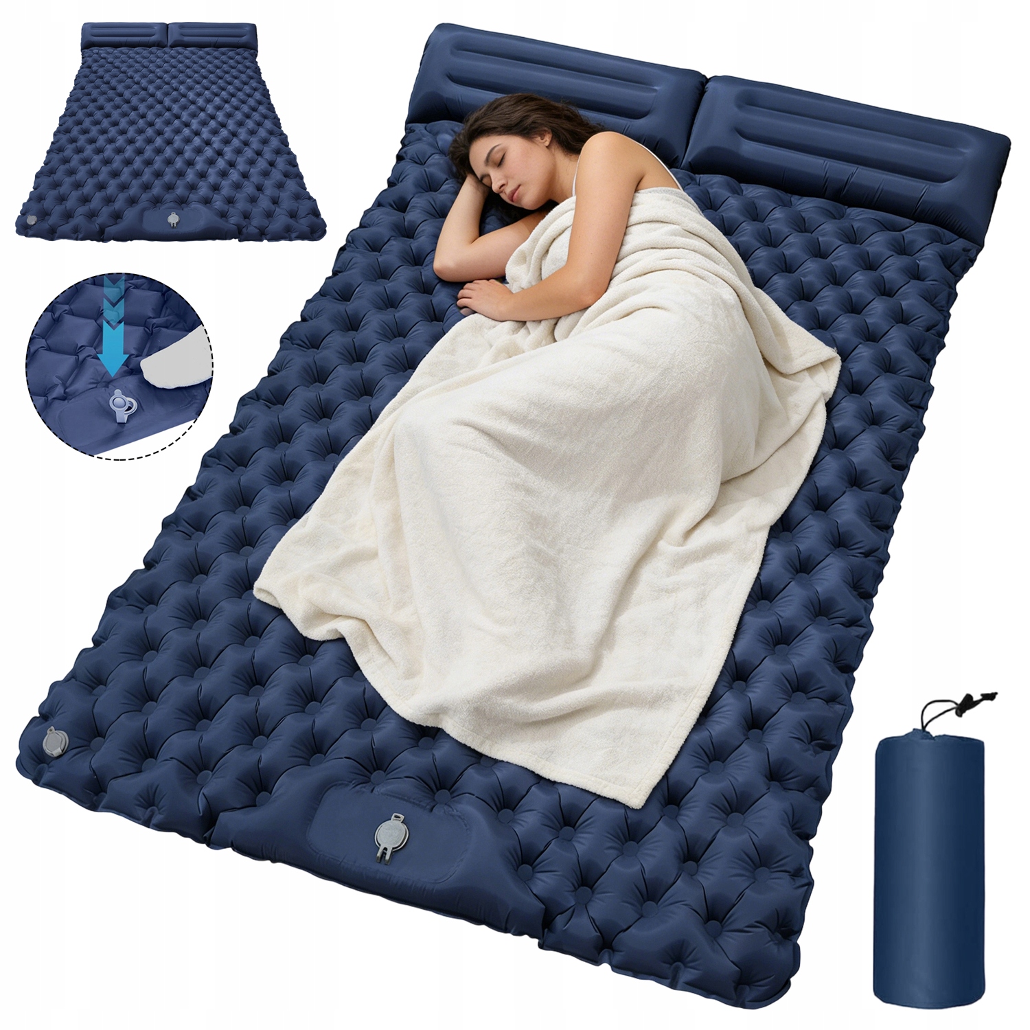 Nadmuchiwana Karimata Kempingowa, Samopompująca Się Materac Dmuchany