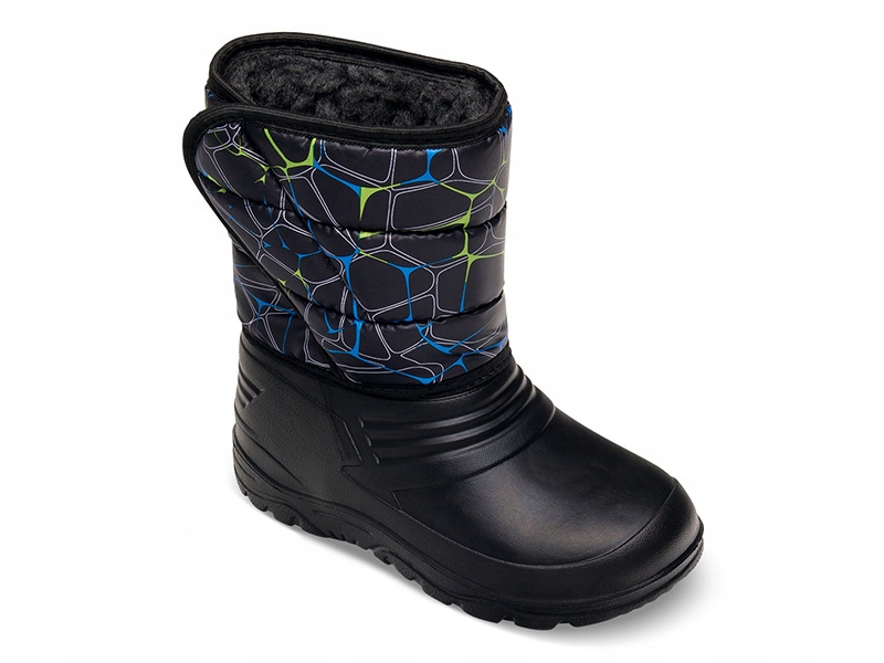 

Ciepłe Śniegowce Dziecięce Na Rzepy Czarne 33