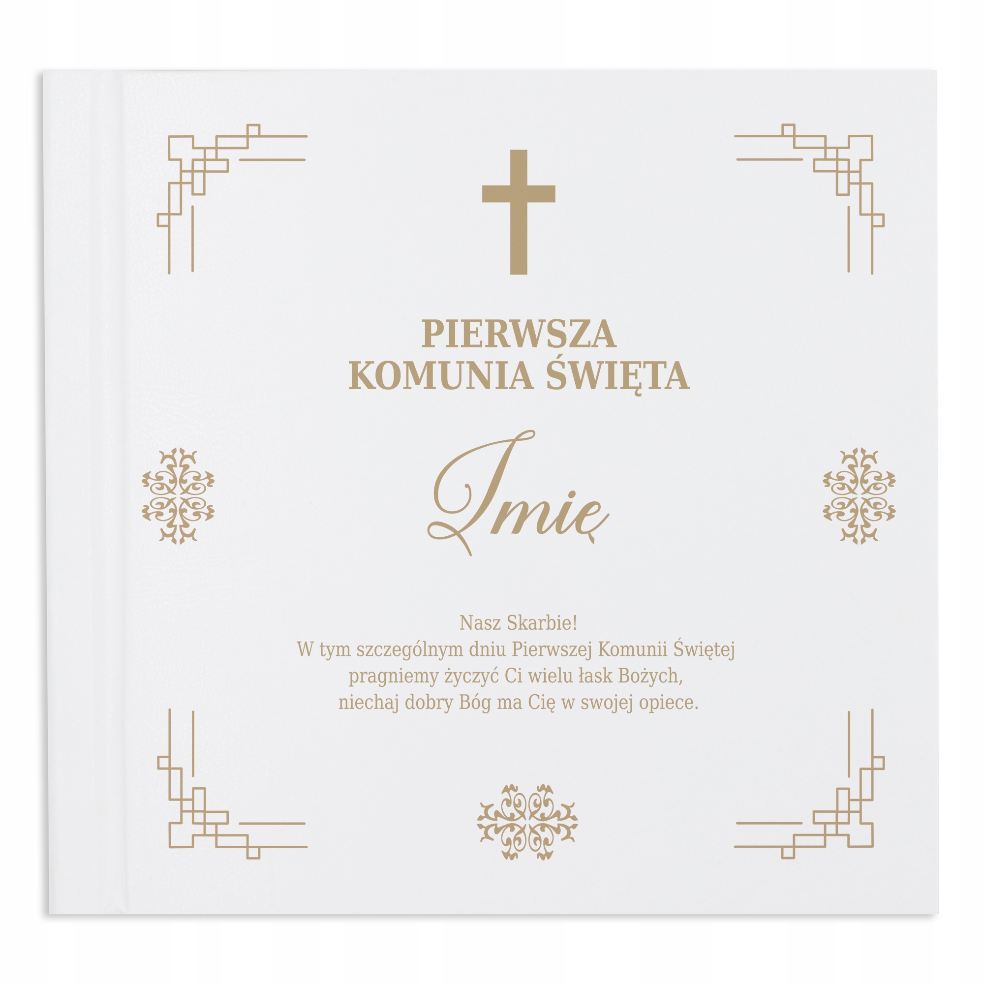 Album na vlepované fotografie Modré První Svaté Přijímání Dárek Citát Jméno