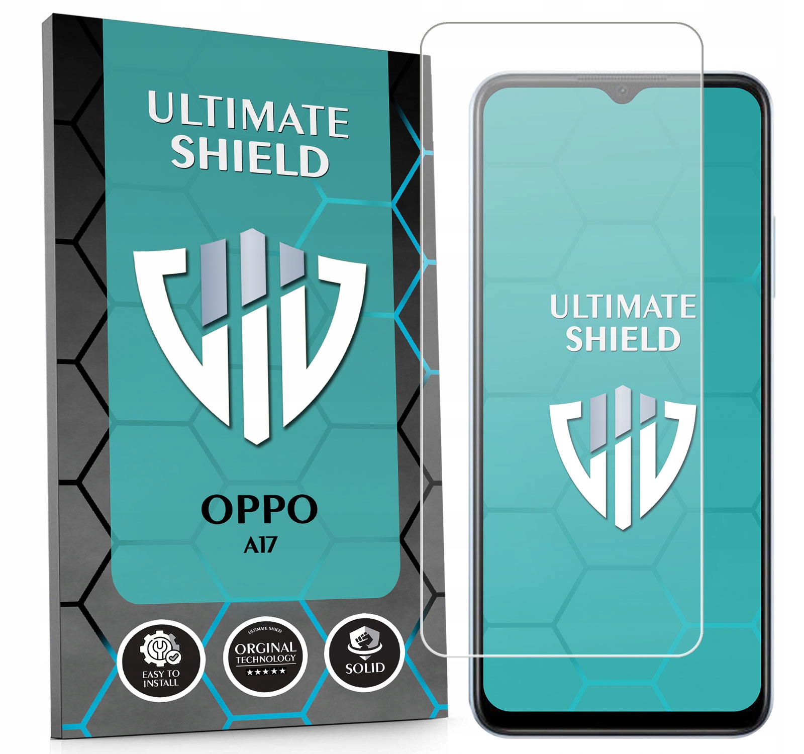 Sklo 3x Displej 7x Fotoaparát Objektiv Rychlé Pro Oppo A17 Kvalita