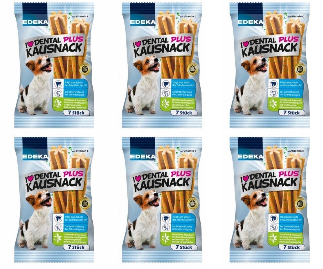 Levně Edeka Dental Plus Čisticí Kostky (7 ks 6 ks.