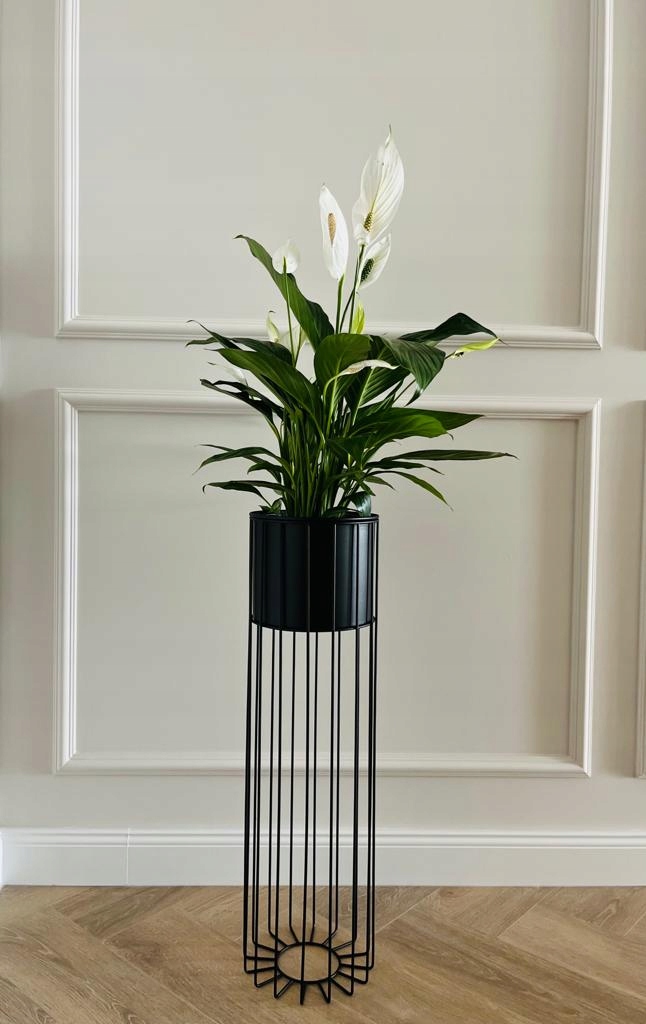 Kwietnik metalowy stojący NEW Design LOFT 71cm Marka inna