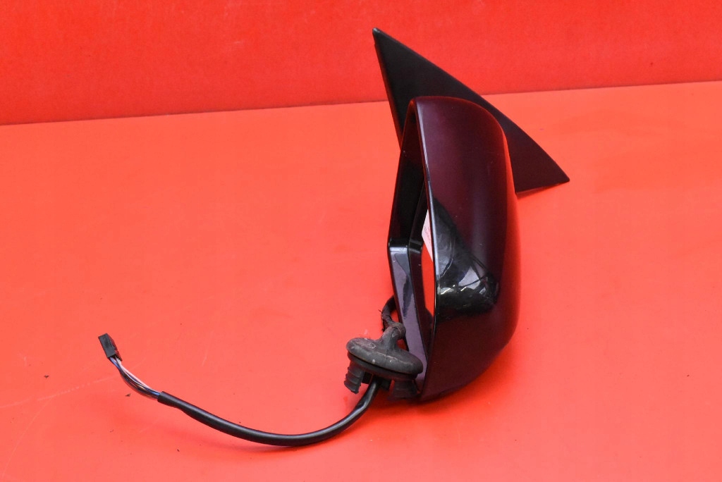 mirror right black, 010754 EU AUDI A6 C6 04-08 9 PIN