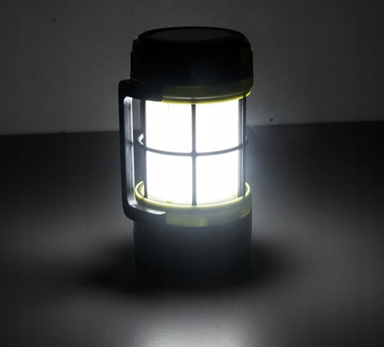 LATARKA LAMPKA LED SOLARNA SZPERACZ POWERBANK USB Moc 4 W