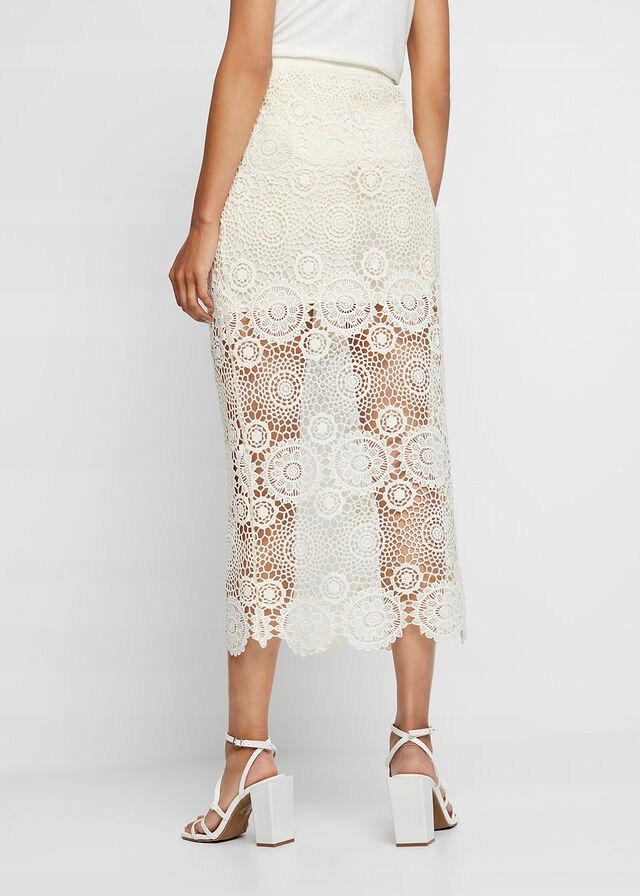 W OPTYCE SZYDEŁKOWEJ 48 1I2E06 BONPRIX SPÓDNICA Długość do połowy łydki