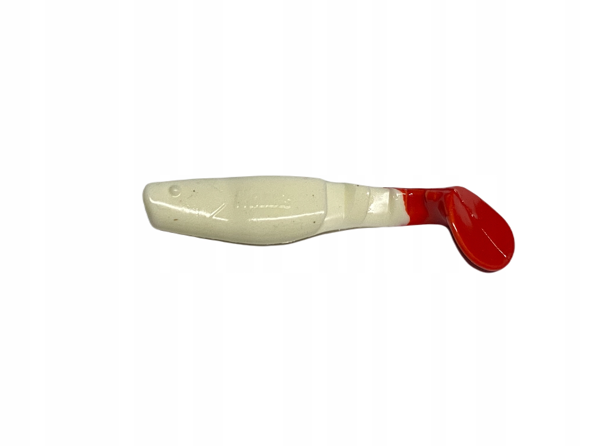 Manns Kopyto Predator 8cm Biały Czerwony Ogon
