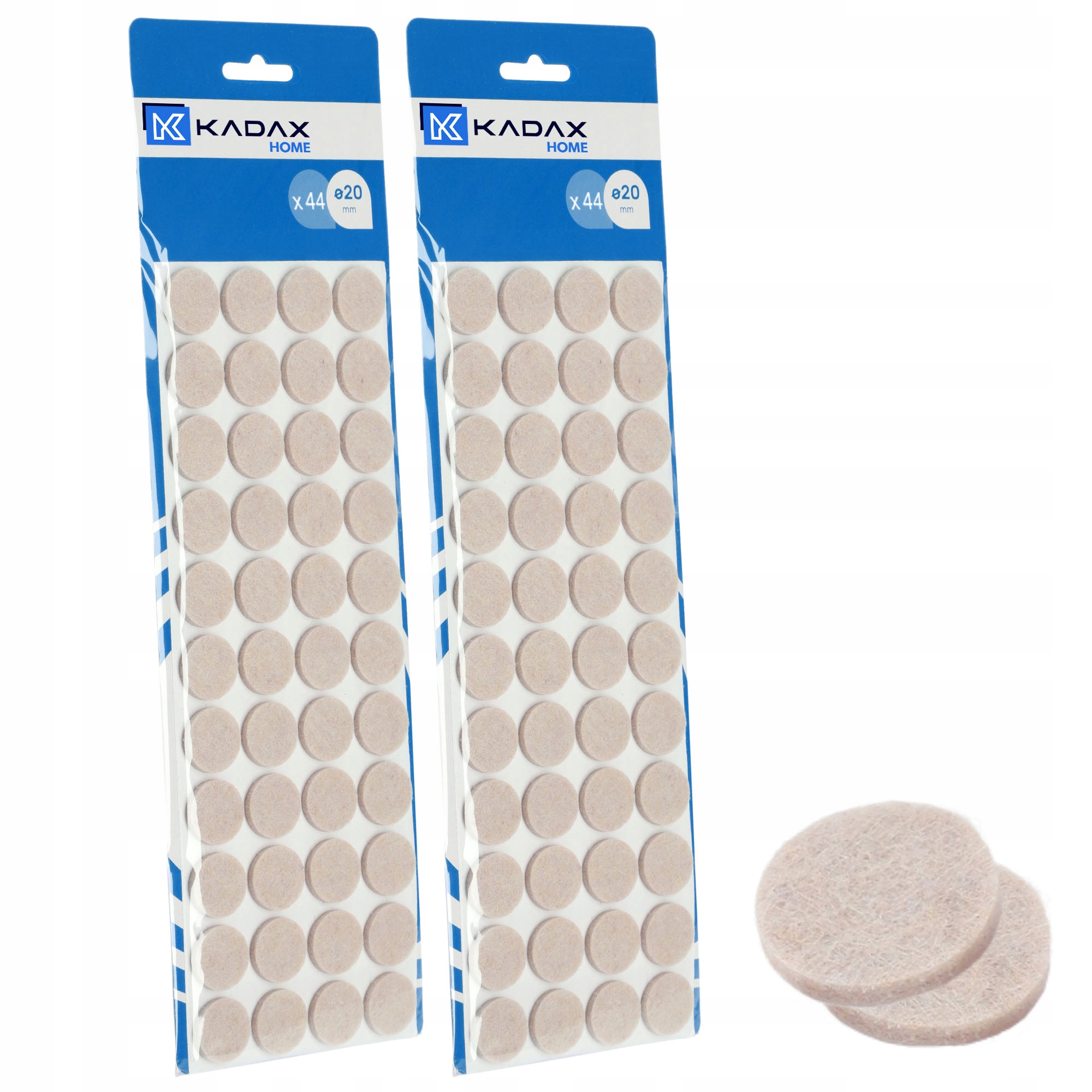 88x PODKŁADKI POD KRZESŁA MEBLE FILC NAKŁADKI FILCOWE SAMOPRZYLEPNE