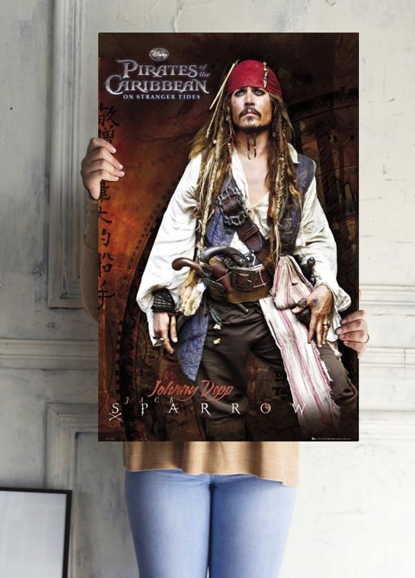Piraci z Karaibów Jack Sparrow - plakat 61x91,5 cm Szerokość produktu 61 cm