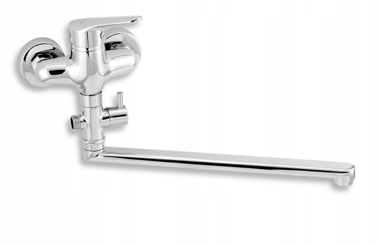 Paneláková vaňová batéria 100 mm Titania Iris New chróm bez sprchovej súpra