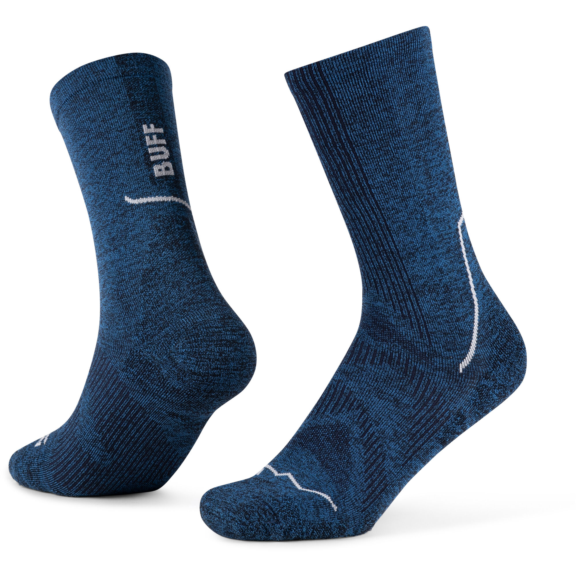 Skarpetki do biegania Buff Dryflx Crew Sock DC Blue L (42-44)