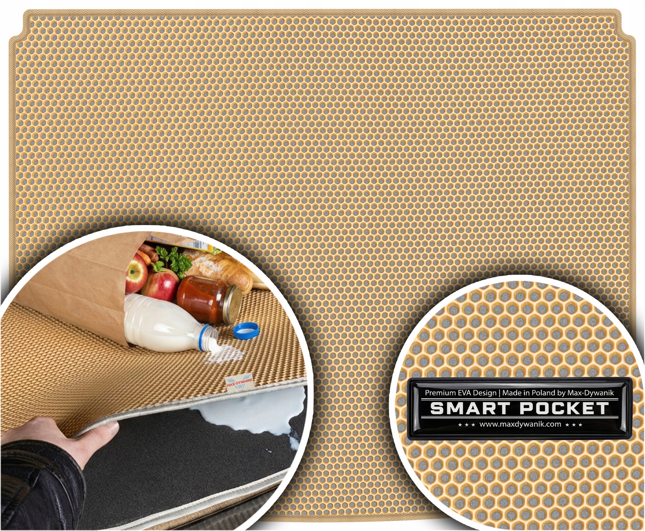 Vw Caddy IV kombivan od roku 2020. Vložka do zavazadlového prostoru Eva Smart Pocket Béžová