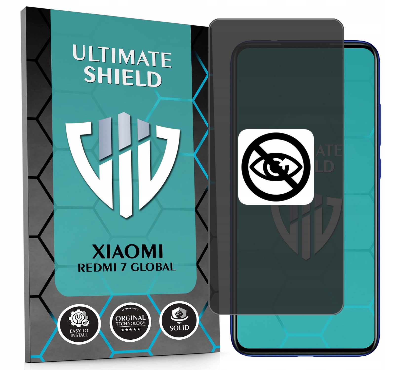 Sklo Private Anti-spy 5D Pro Xiaomi Redmi 7 Global Hydrogelové