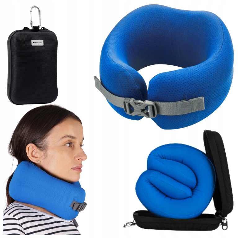 Cestovní Polštář Crogal, ortopedický, paměťový Do Letadla poskytuje dobrou oporu.