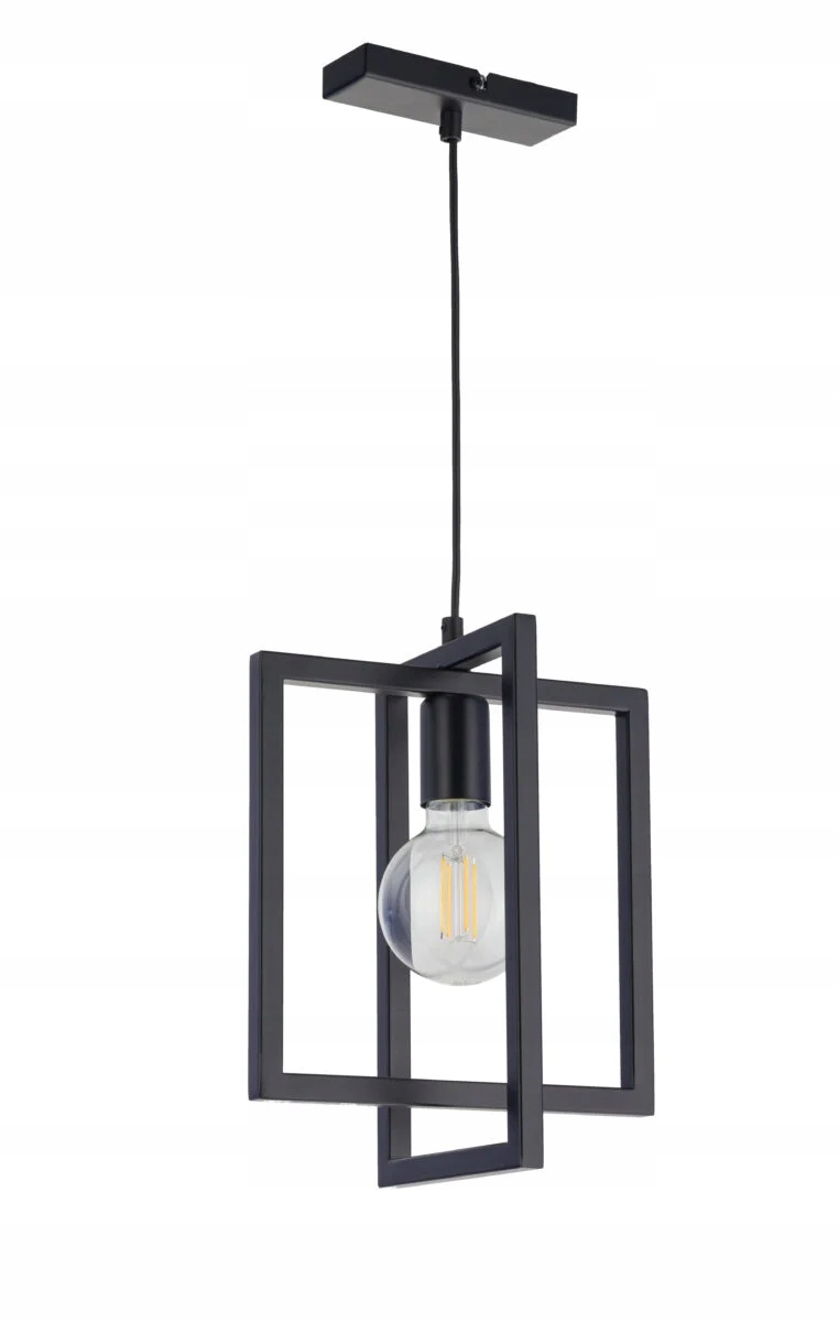 Sigma Lighting Eden závěsná lampa loft černá 1xE27 max 15W kovová