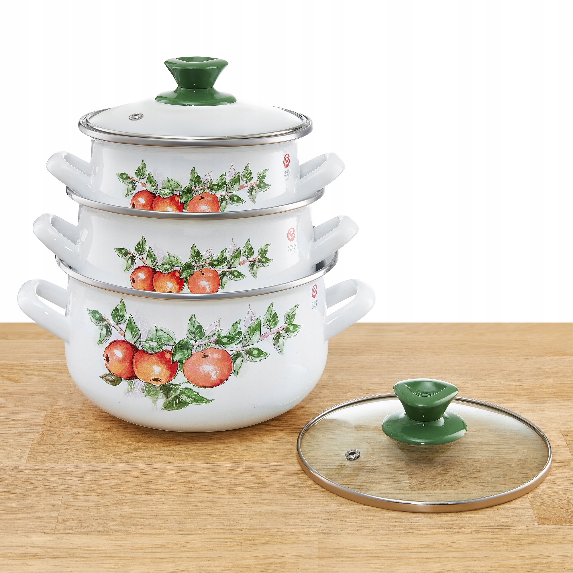 EMALIA Olkusz GARNKI emaliowane 6el Jabłko pyza EAN (GTIN) 5904134610751