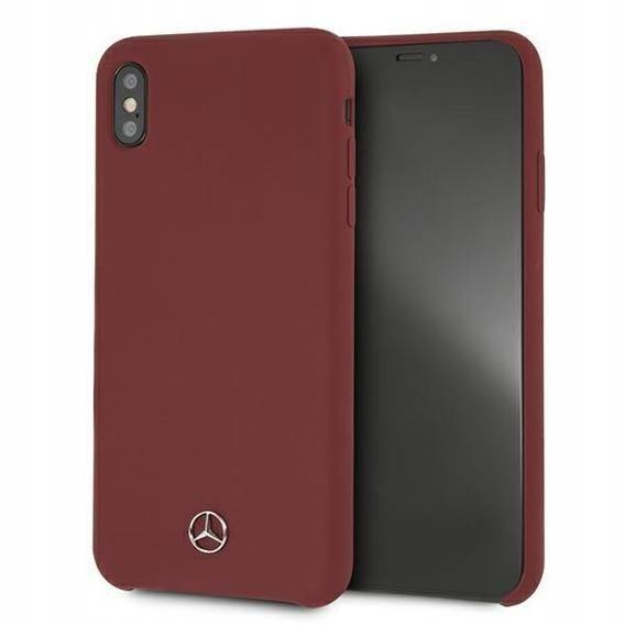 Mercedes Etui Case Obudowa Pokrowiec Do Iphone Xs Max Czerwony Z Logo