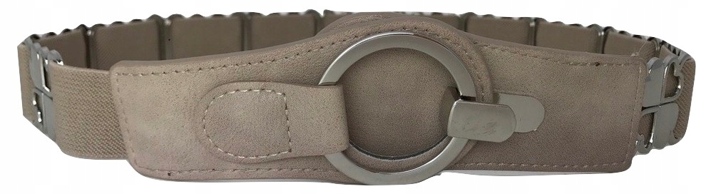 

Pasek Damski Elastyczny Na Gumie beżowy koniczyna