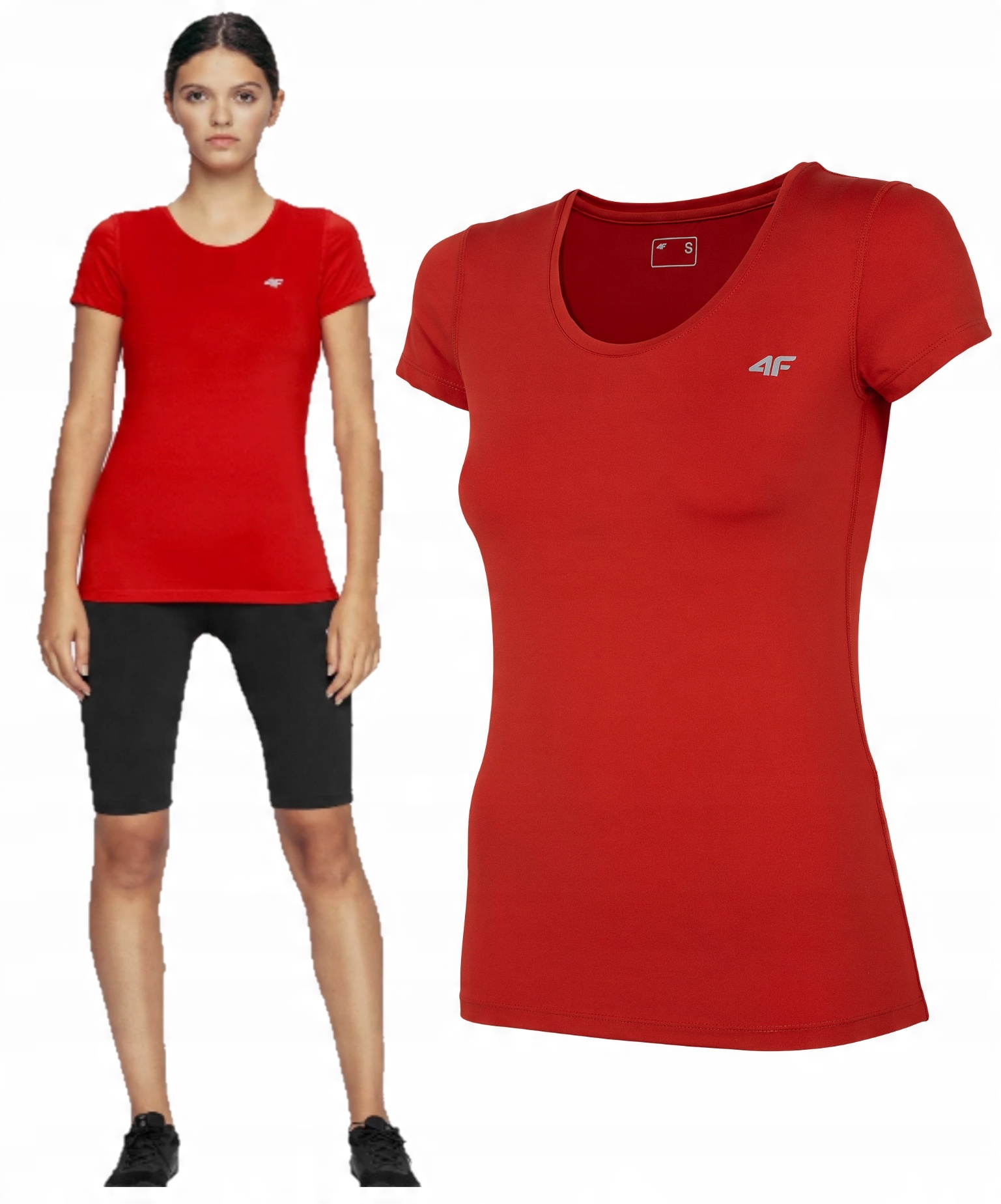 

T-shirt Damski Fitness Oddychająca 4F TSDF002 XL