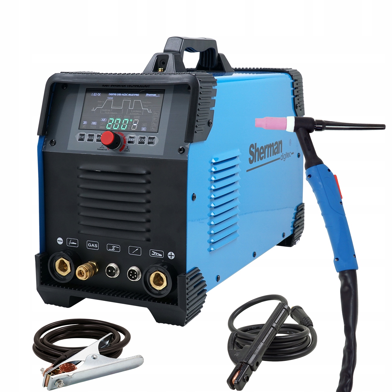 Spawarka inwertorowa Sherman TIG 200 AC DC Puls