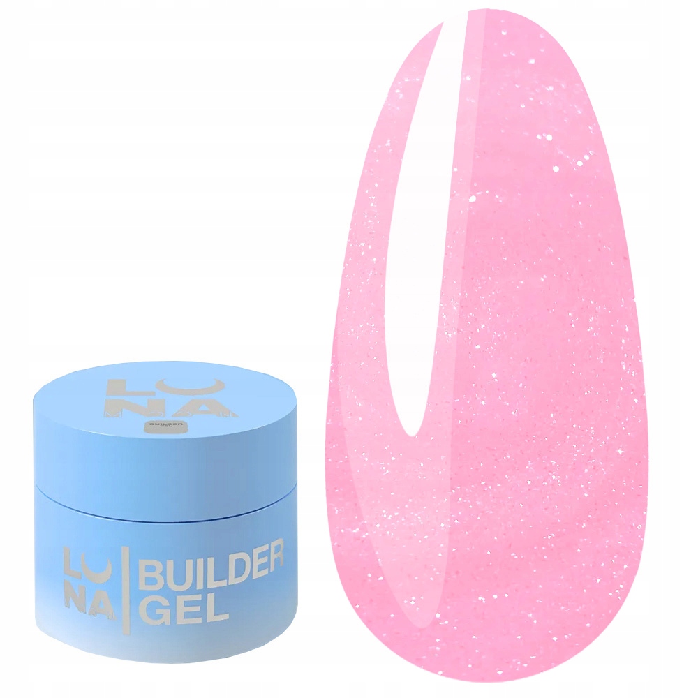 Stavební gel Luna Shimmer Gel 4 růžový 30 ml