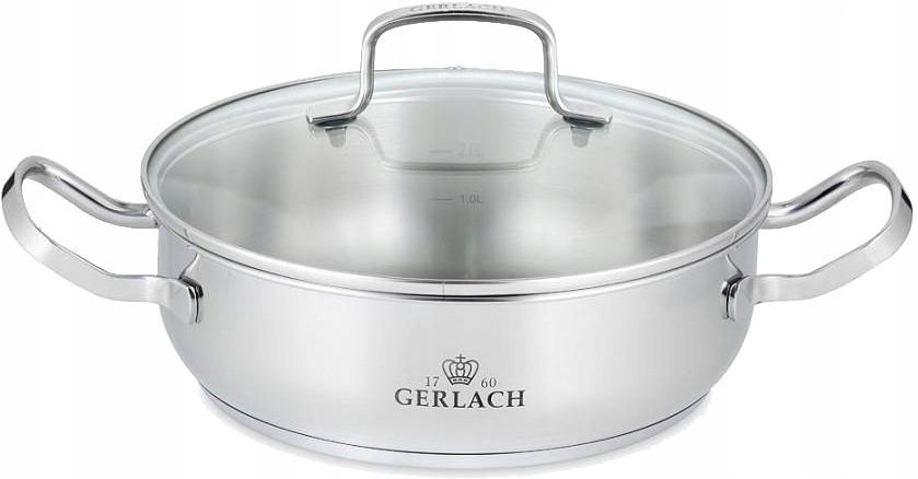 

Gerlach.garnek Z Pokrywką 24cm Simple NK332-24-2L
