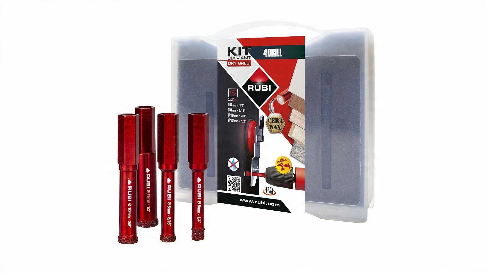 

Rubi zestaw mini Drygres 4DRILL