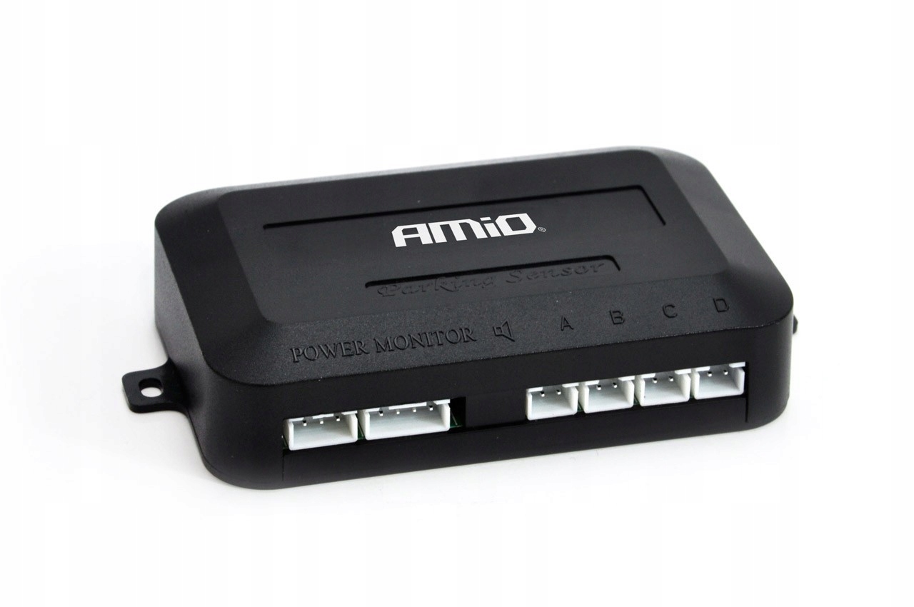 Amio Czujniki parkowania czarne 4 sensory i Buzzer Model 01567