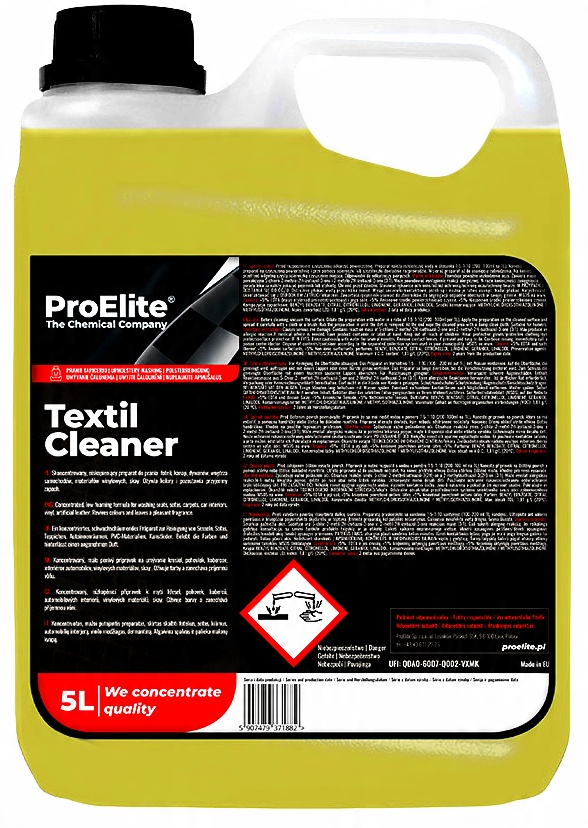 

Płyn do odkurzaczy piorących Textil Cleaner 5L