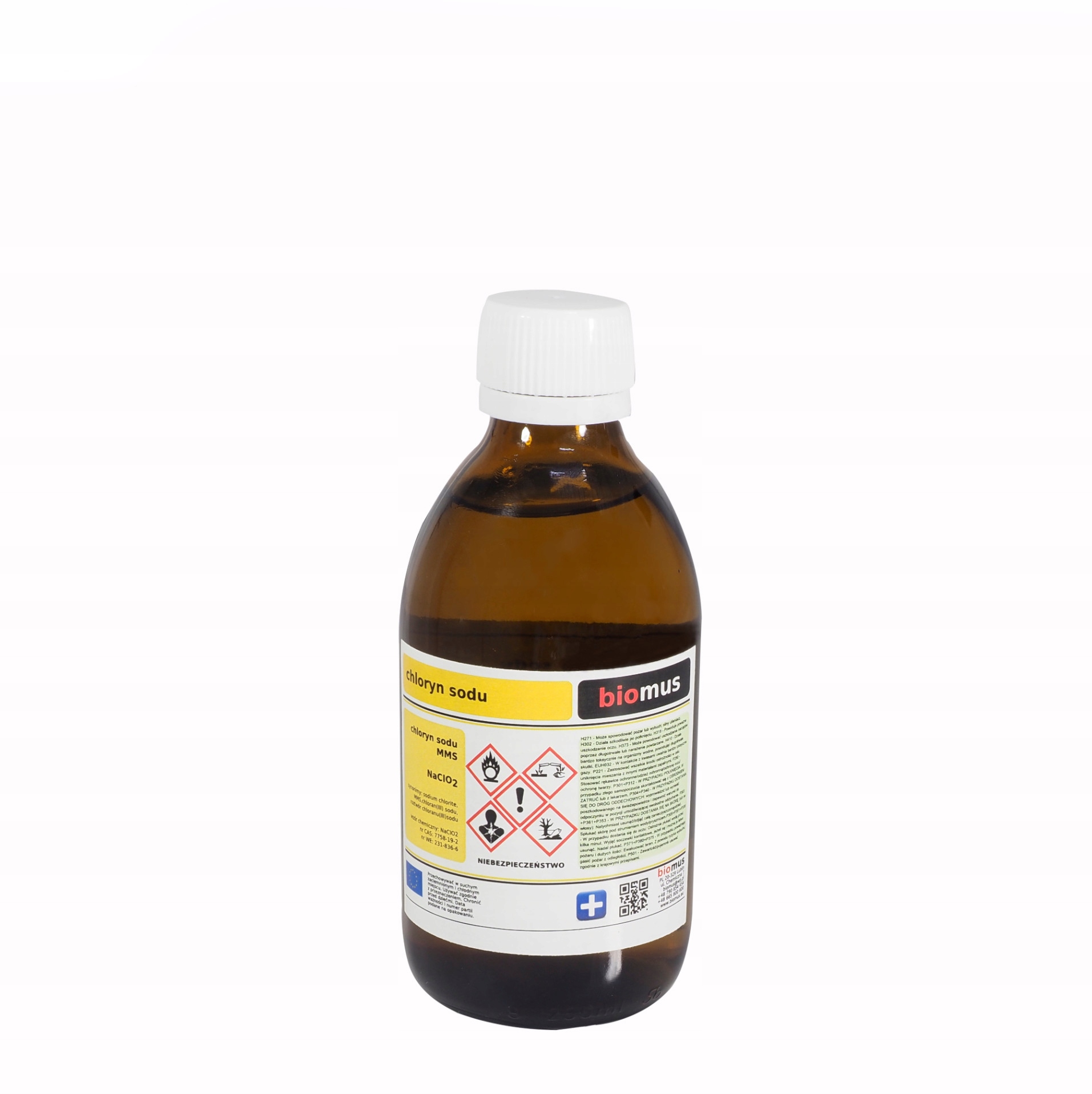 

Chloryn Sodu Mms Czysty 25-28% 250ml Biomus