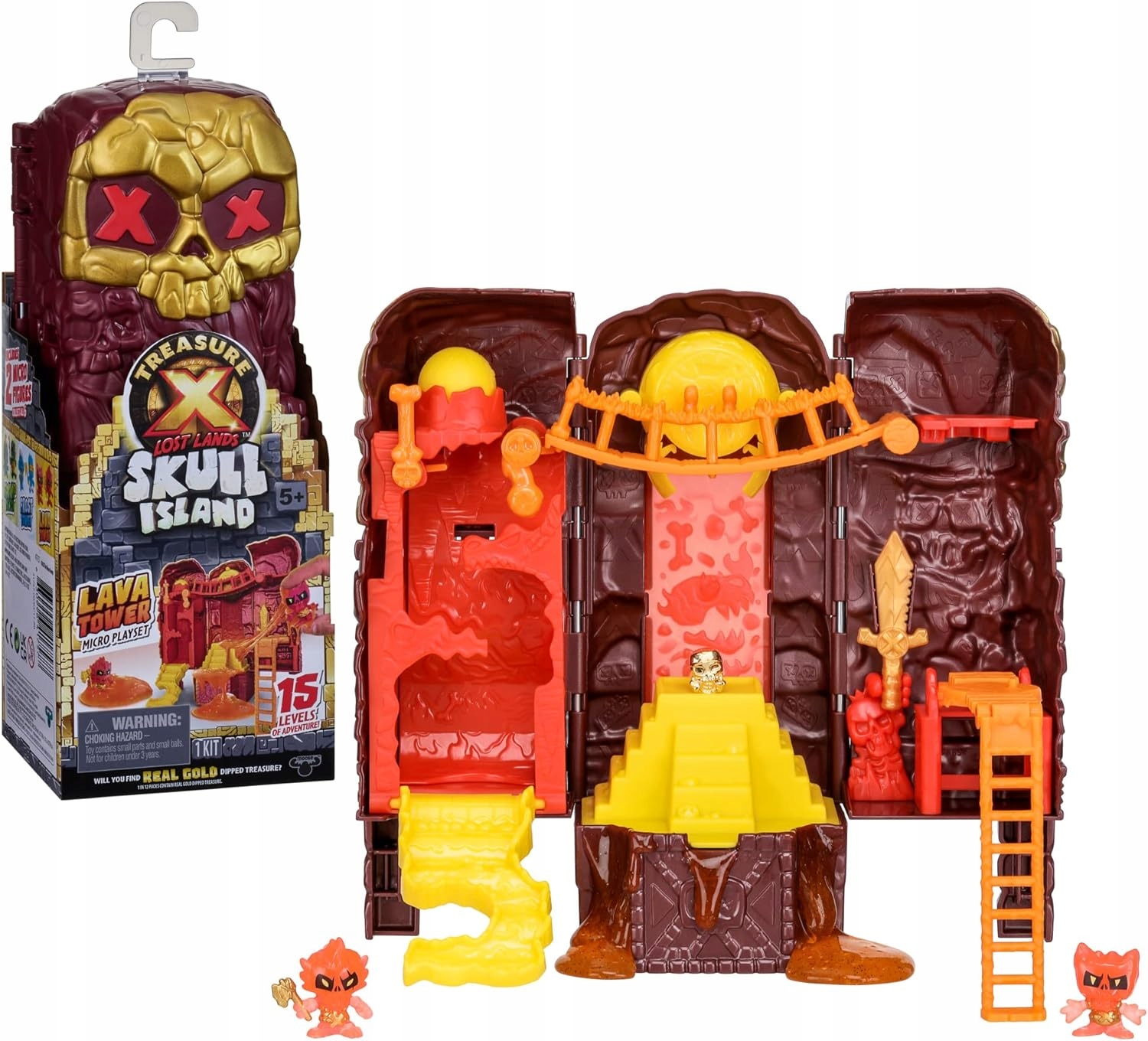 Treasure X Lost Lands Lava Tower Figurki Do Odkrycia 41757