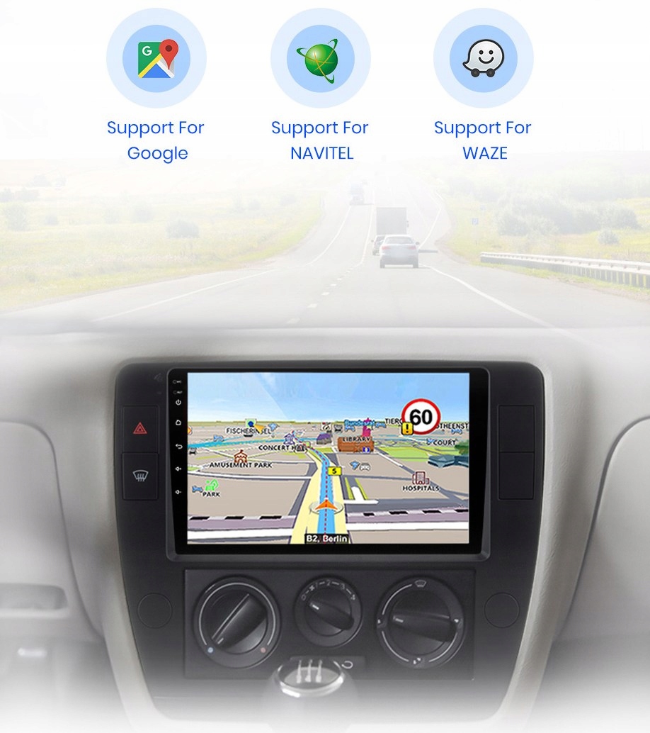 Radio ANDROID VW PASSAT B5 1/16Gb GPS WiFi Komunikacja Bluetooth GPS Wi-Fi