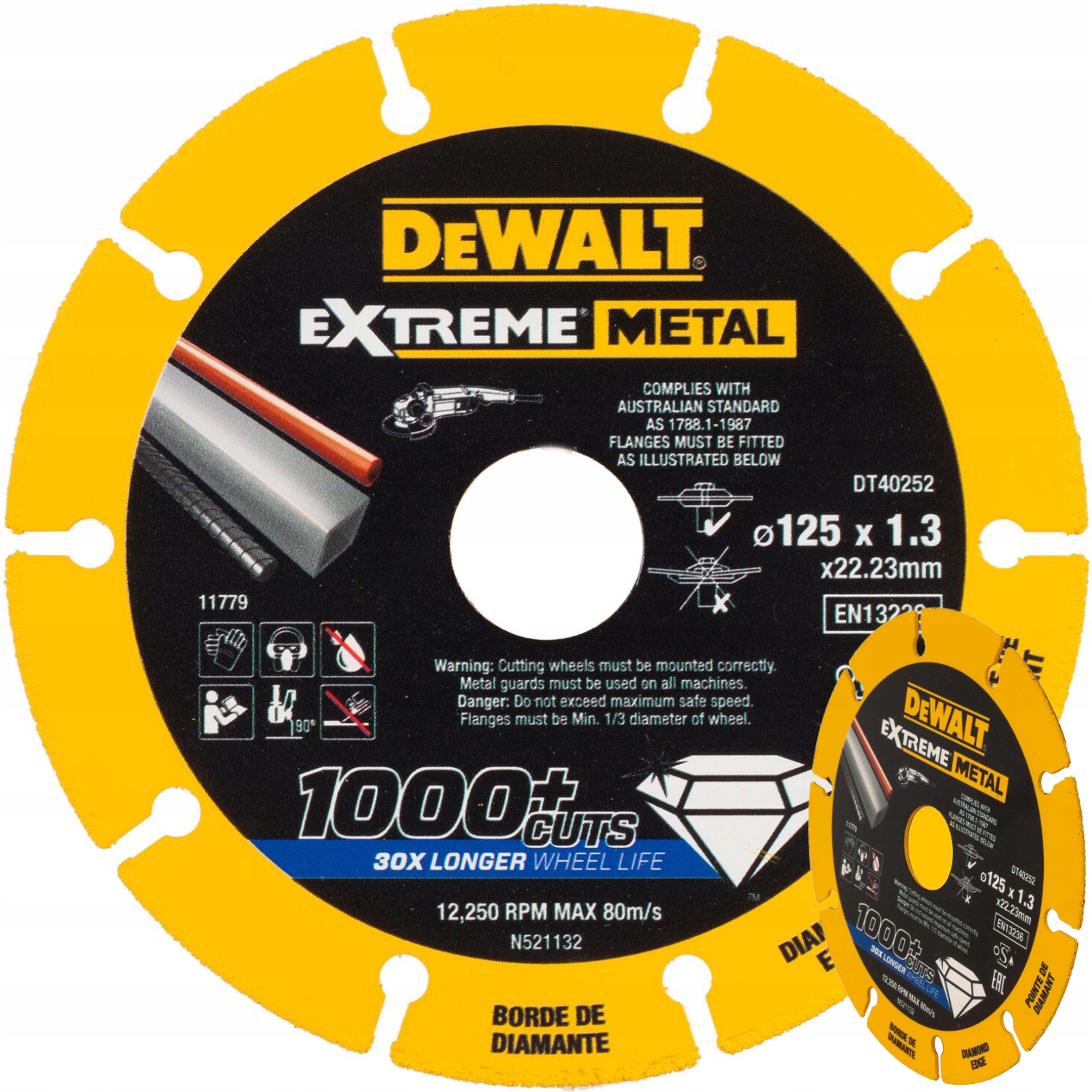 Tarcza do metalu DeWALT DT40252 Extreme Metal 125m-Zdjęcie-0
