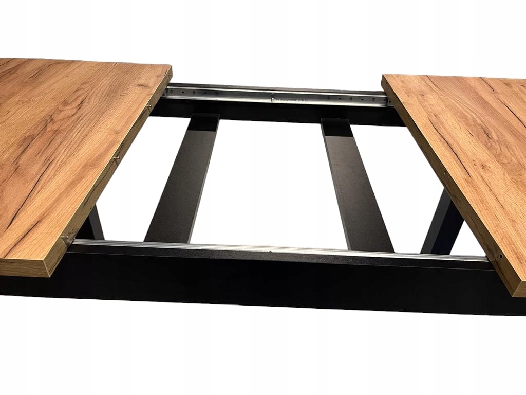Stół rozkładany MODERNO solidny klasyczny loft RÓŻNE WYMIARY HIT 160x90+40 Wysokość mebla 76.5 cm