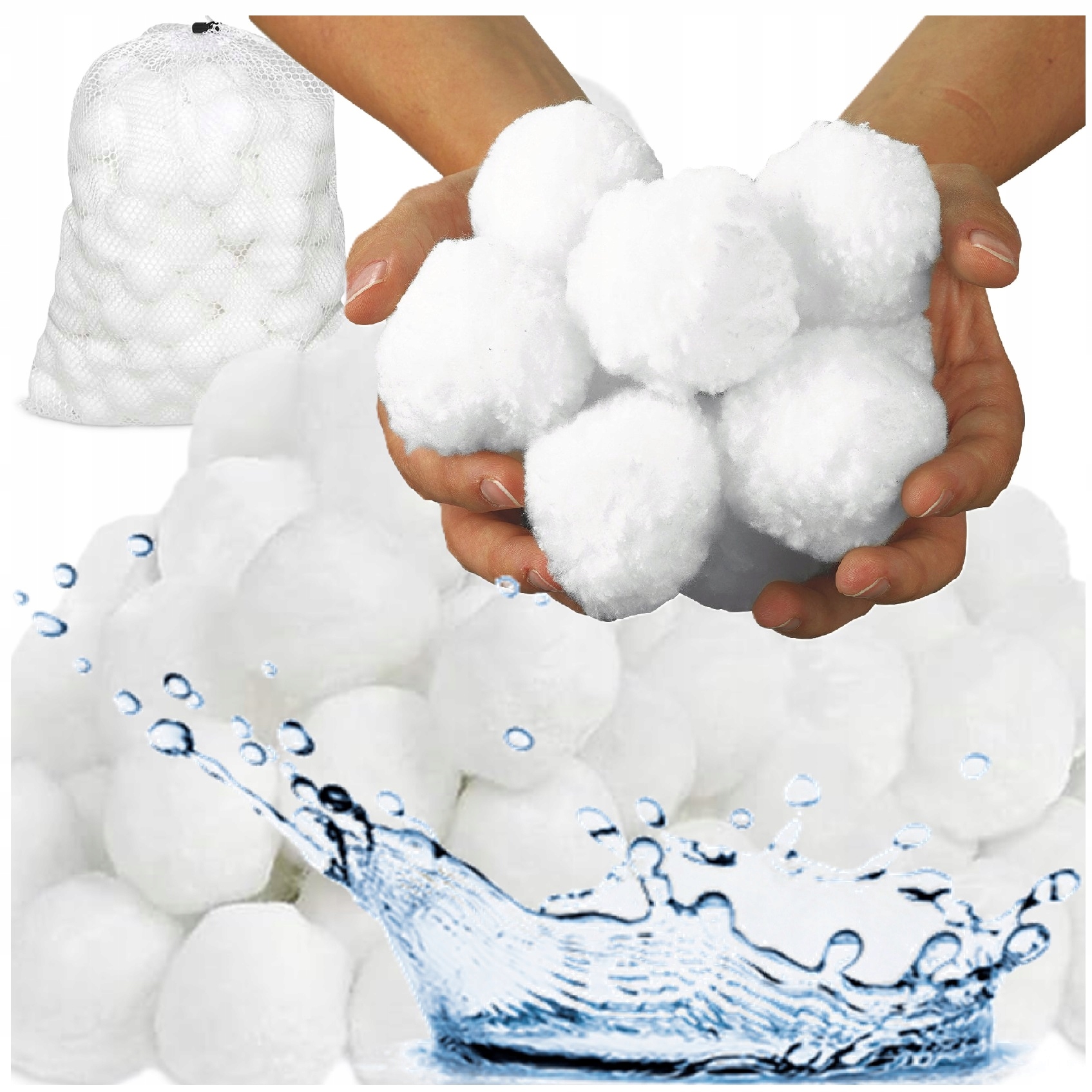 Kulki Filtracyjne do Basenu Wkłady do Pomp Piaskowych Intex Bestway 0,5KG