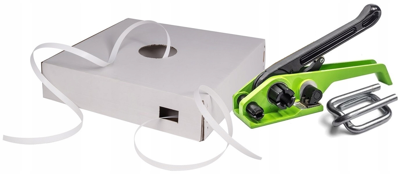 12 mm Páska na balení spojování palet Celý Set