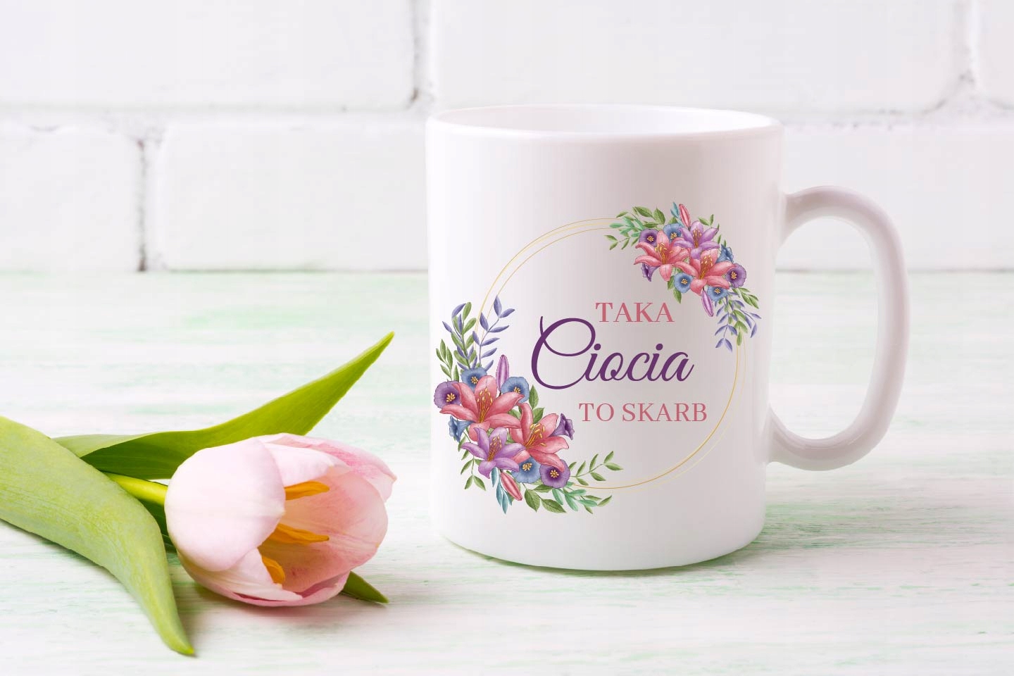 Kubek dla Cioci TAKA CIOCIA TO SKARB Pojemność 330 ml