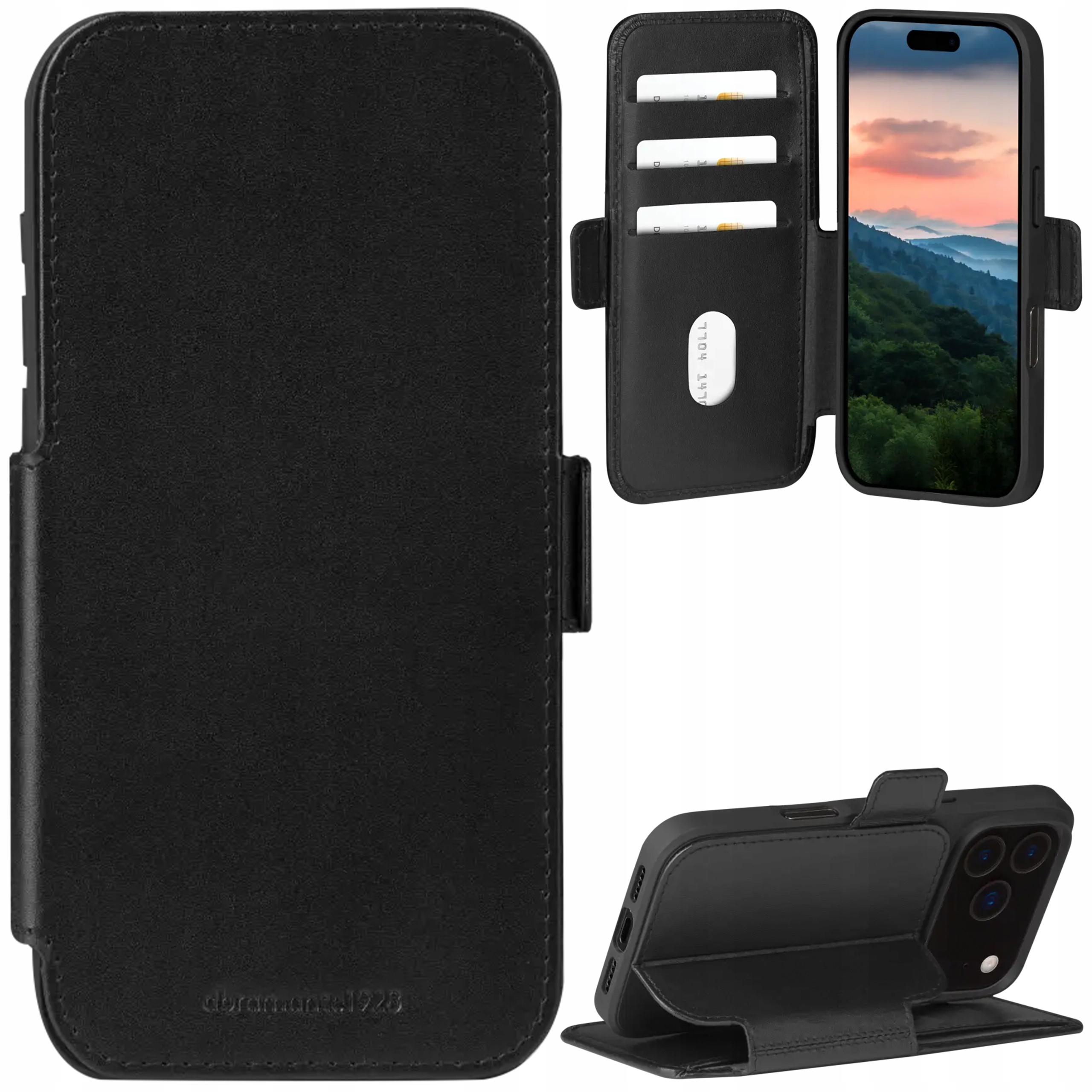 DBRAMANTE1928 Copenhagen Case Etui Skórzane do iPhone 17 Pro Obudowa