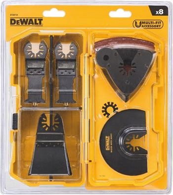 DeWALT Sada (8 ks) pro oscilační nářadí (1x DT20700, 1x DT20701, 1x DT20704