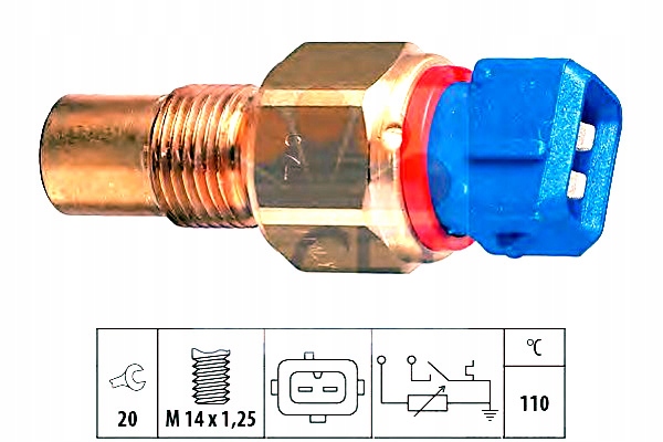 EPS1.830.521 WŁĄCZNIK WENTYLATORA CITROEN Producent części Facet