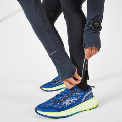 Legginsy do biegania męskie Kiprun Właściwości oddychające