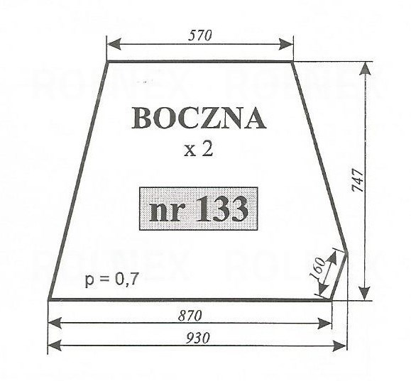 Žárovka 12V 21W T20D celoskleněná Bosma 133
