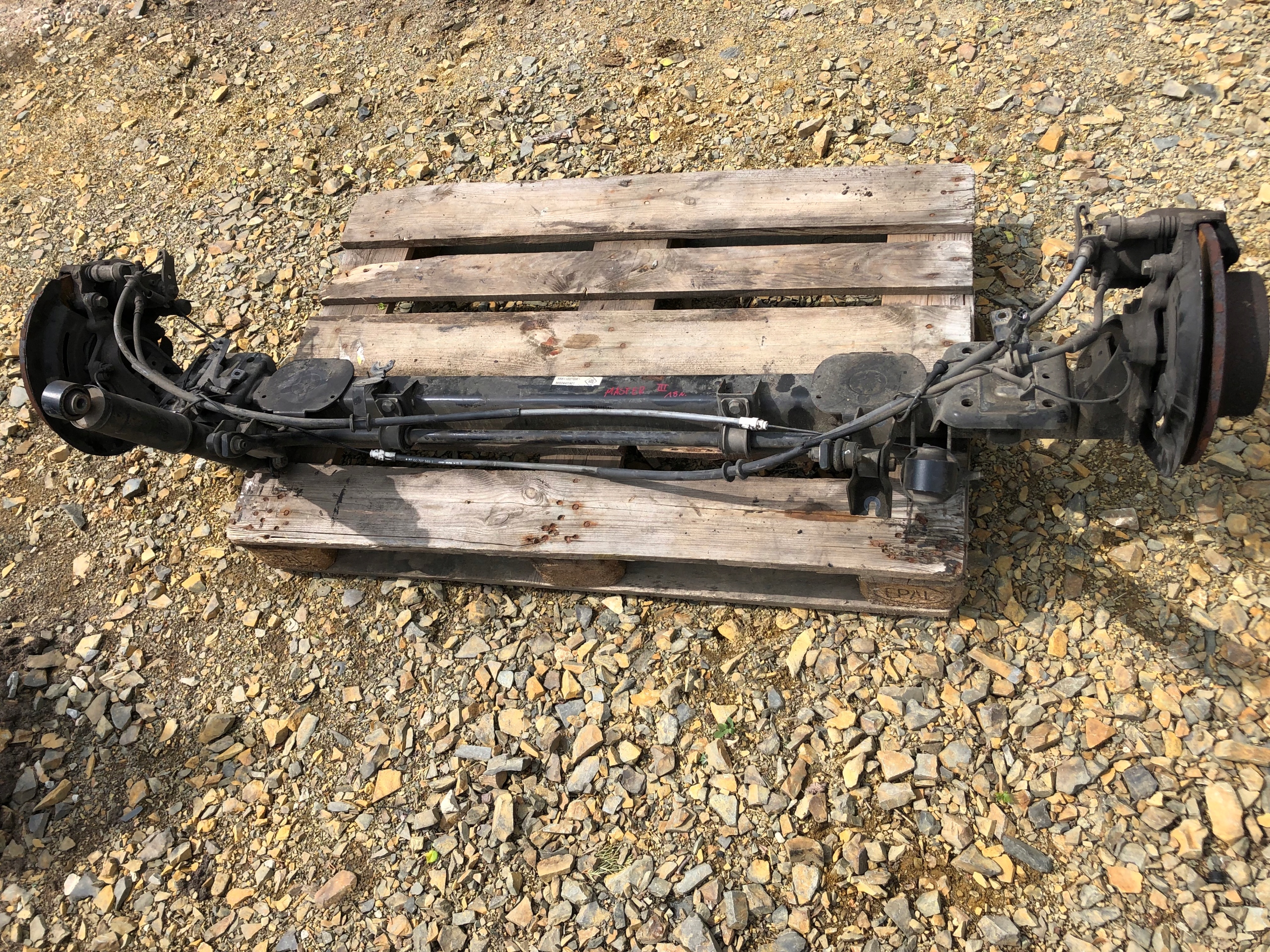 MASTER III 14- KOMPLETNA BELKA TYŁ ZAWIESZENIE