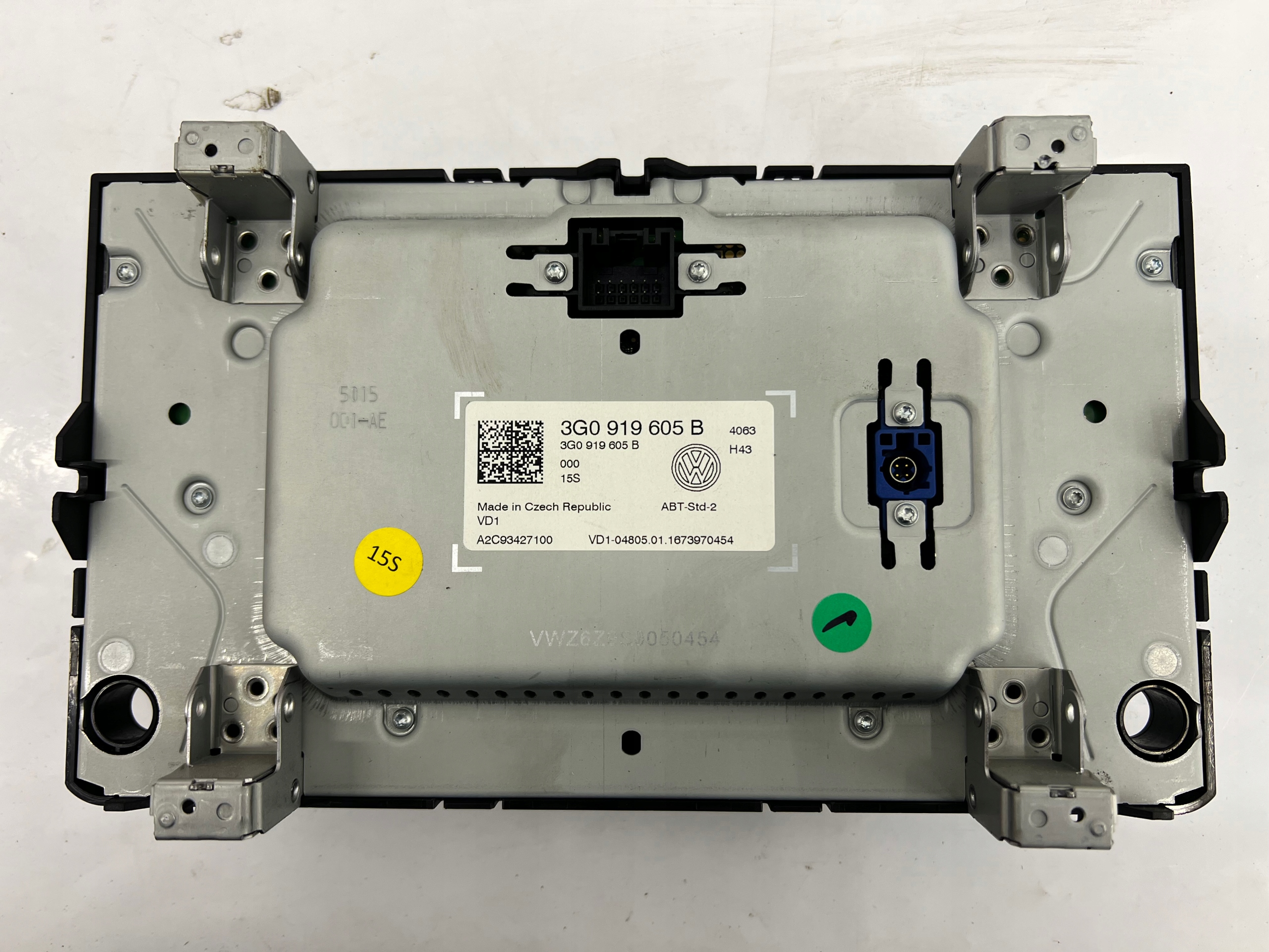VW PASSAT B8 GOLF 7 TOURAN PANEL EKRAN display 3G0919605B EUROPA