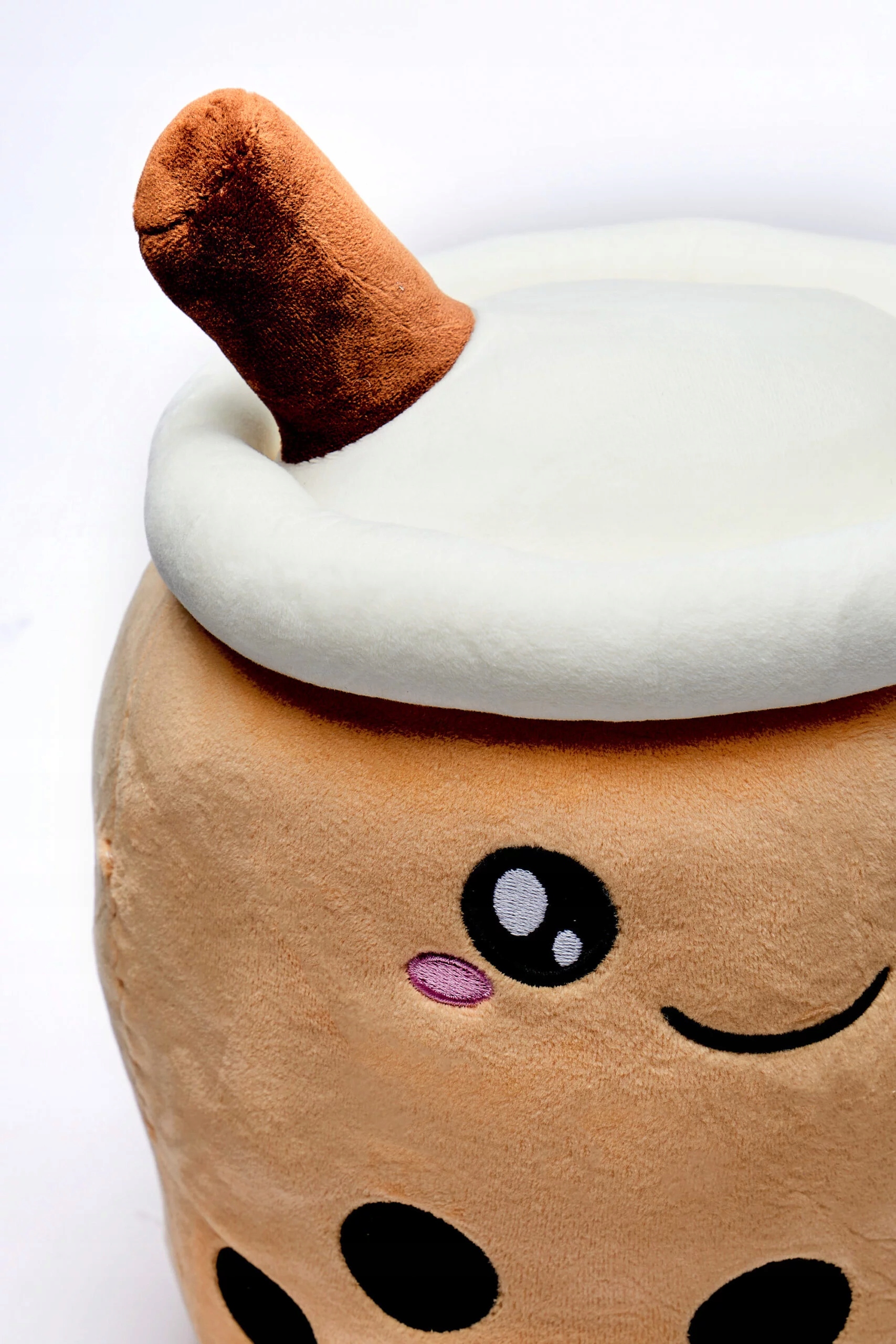 Przytulanka Maskotka Poduszka Pluszak Bubble Tea czekoladowy brązowy Wiek dziecka 6 m +