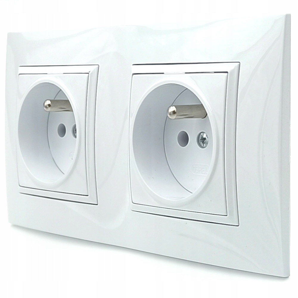 

Gniazdo Gniazdko Białe Podwójne Z Uziemieniem Aria