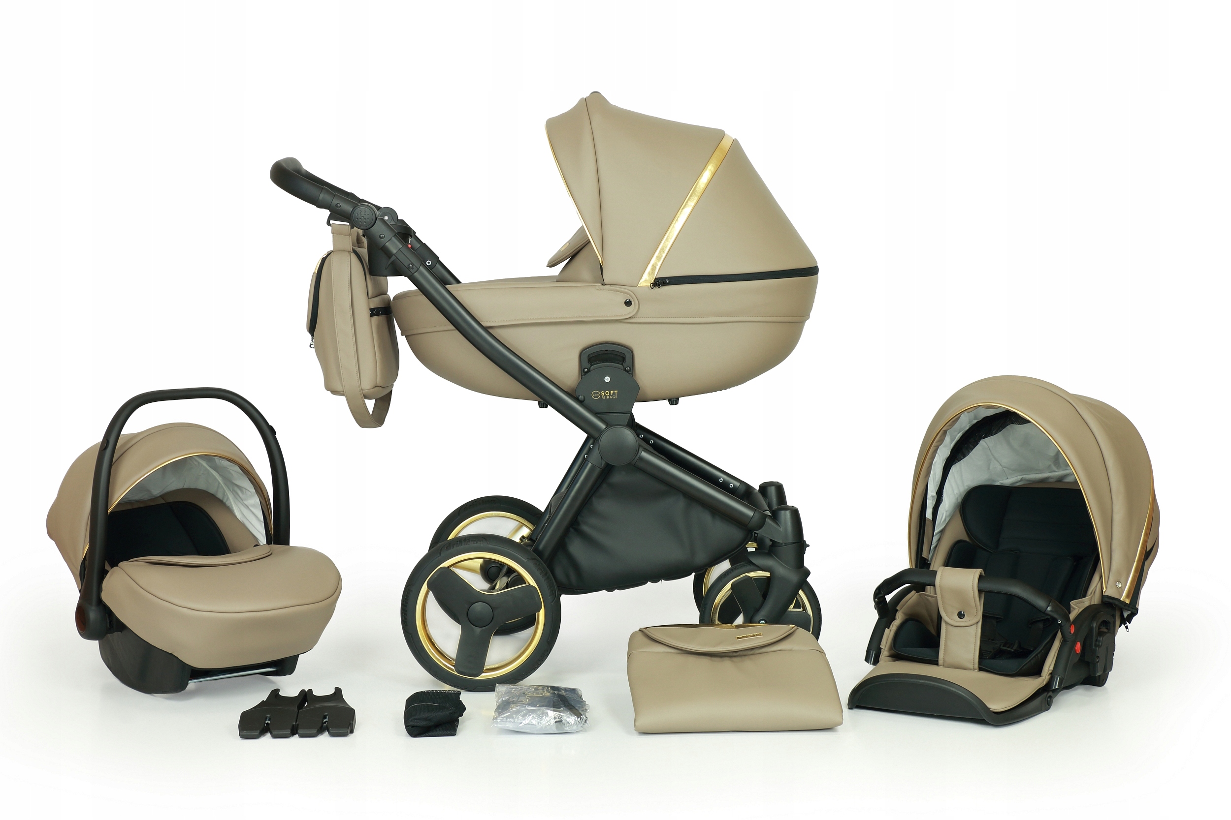 DĚTSKÝ KOČÁREK VERDI MIRAGE SOFT 3V1 + PŘÍSLUŠENSTVÍ