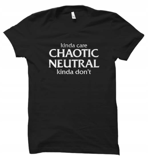 

Chaotic Neutral rpg koszulka damska