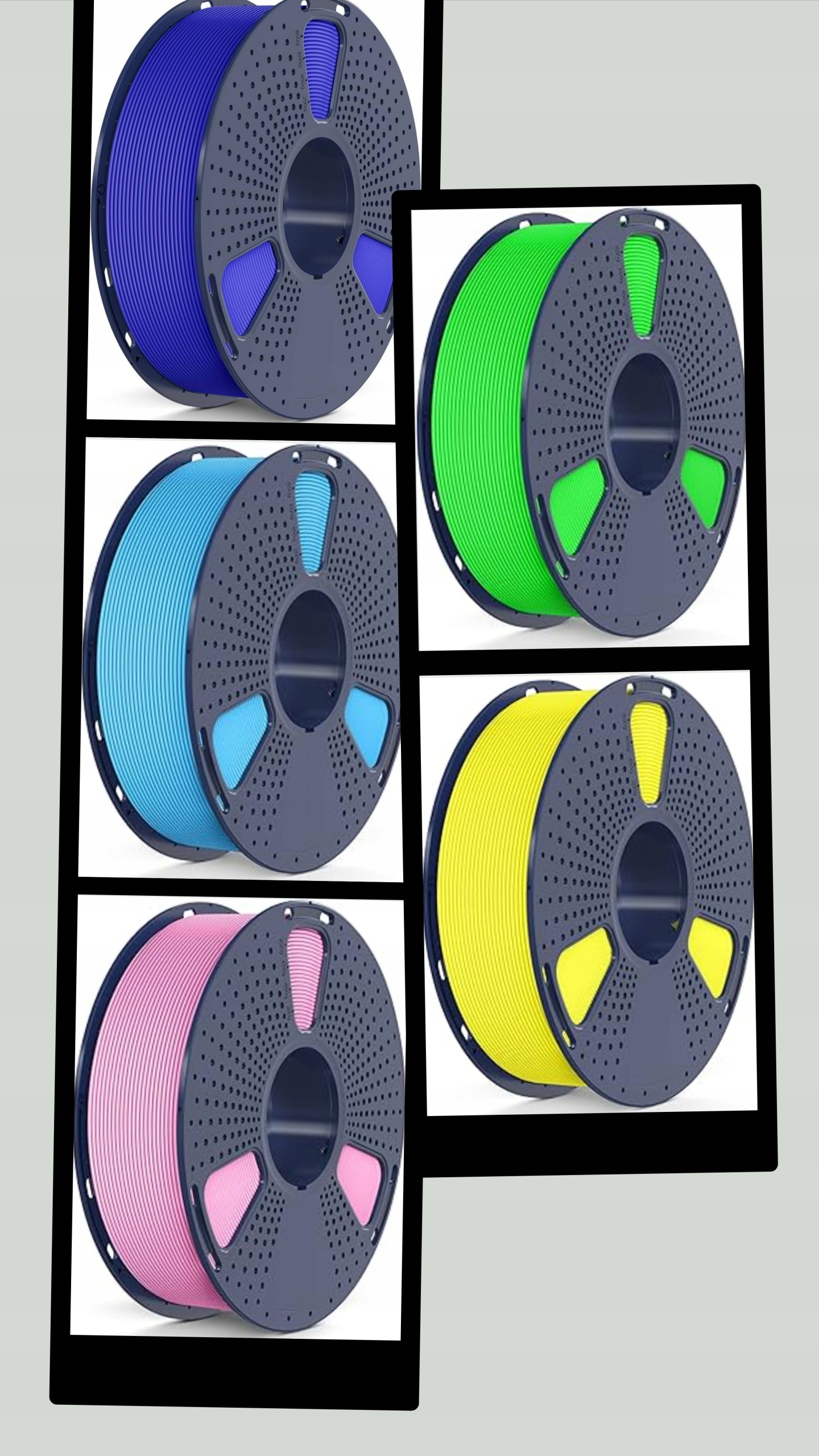 Pakiet 5 filamentów Sunlu Rapid Petg do drukarki 3D