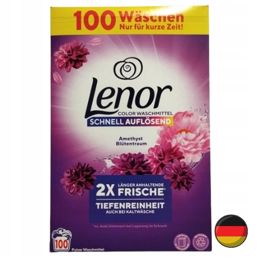 Lenor Niemiecki Amethyst Proszek do Prania 100 prań